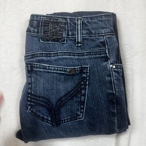 Point Zero Nicole Benisti Jeans Womens Size 9/10 Blue Dark Wash 31" Inseam